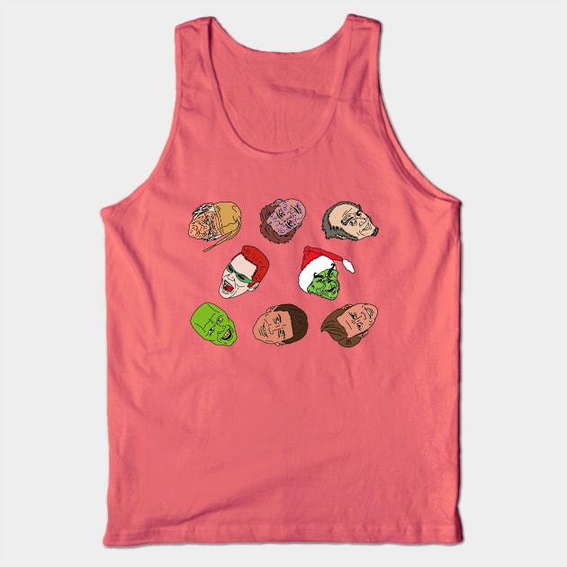 The Many Faces of Jim Carey Tank Top by Owllee Designs